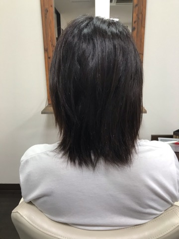 縮毛矯正 メンズ ウルフ ロング ストレート 千葉県木更津市の美容室 ヘアーコントレイル