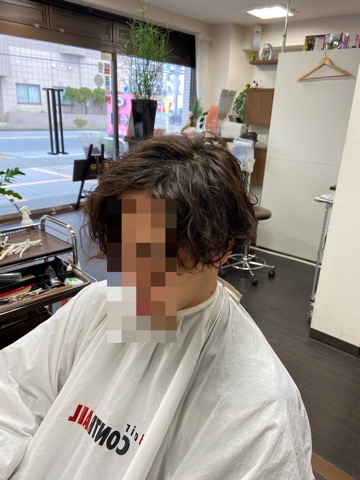 エアウェーブ で メンズ パーマ 千葉県木更津市の美容室 ヘアーコントレイル